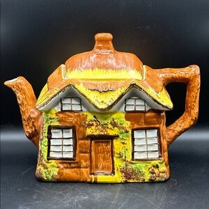 Vintage Price Kensington England Cottageware Ceramic Teapot, Ye Old Cottage